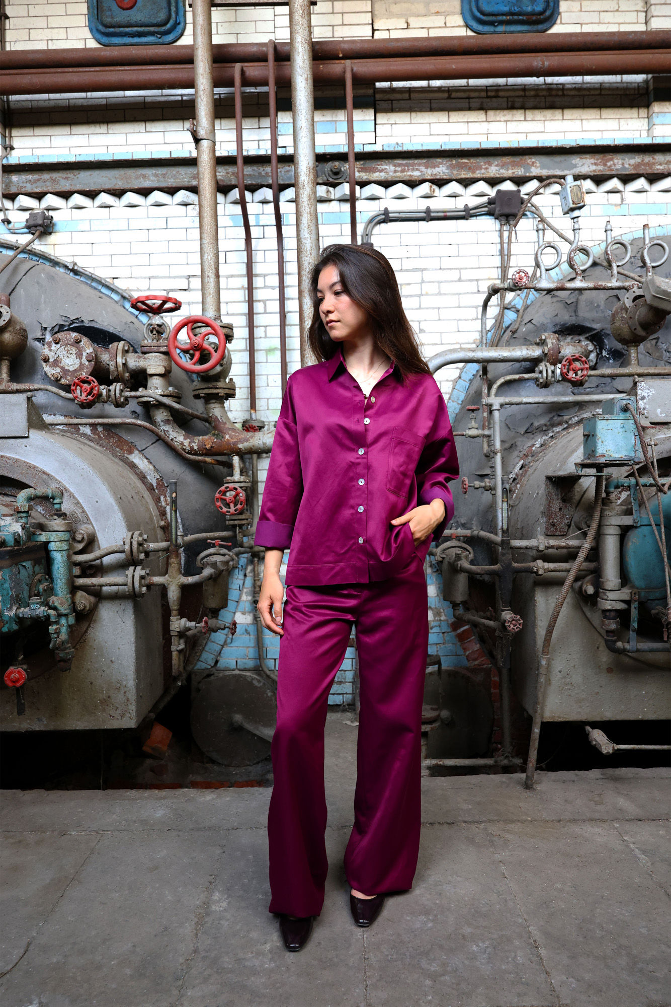 Paloma pants - Grape