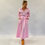 Thumbnail: Bailey blouse - Stripe pink