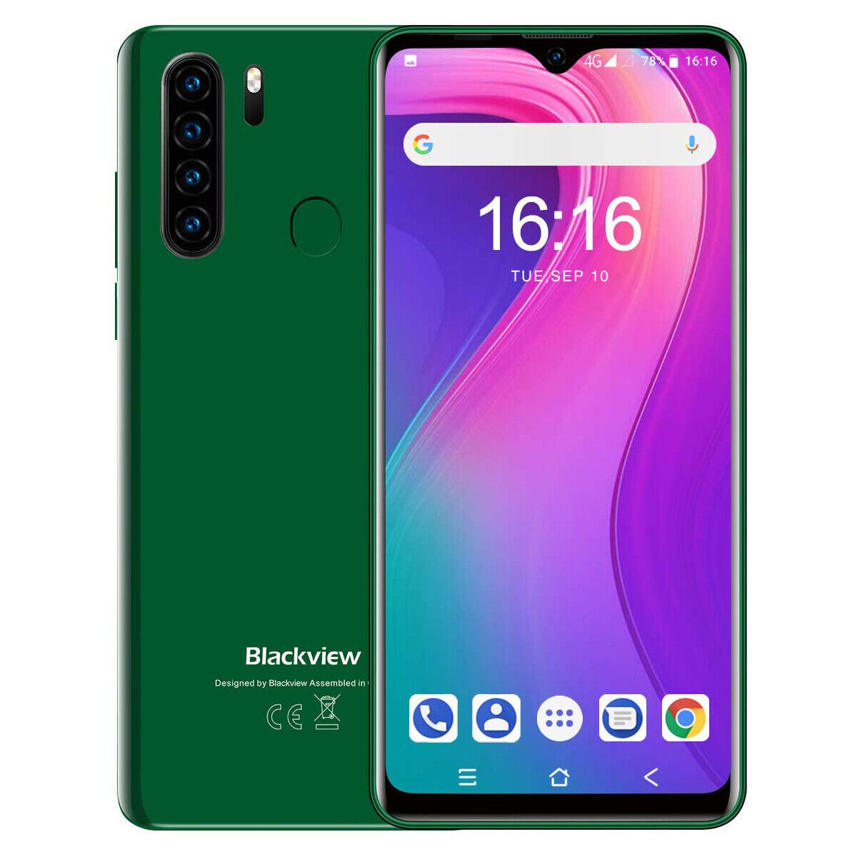 Blackview A80 Pro Dual Sim (6,5";4Gb;64Gb;Ip68;4cámaras;4680mAh;FaceID