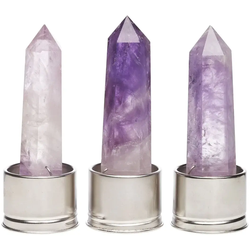 Amethyst Point for Crystal Water Bottles