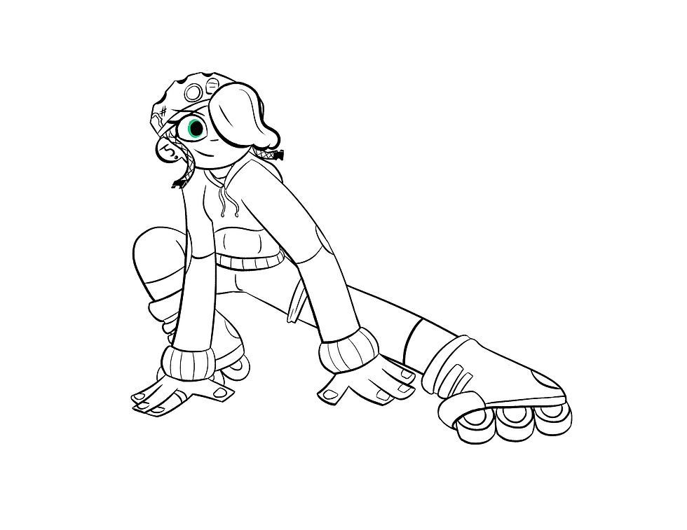 Roller Line art
