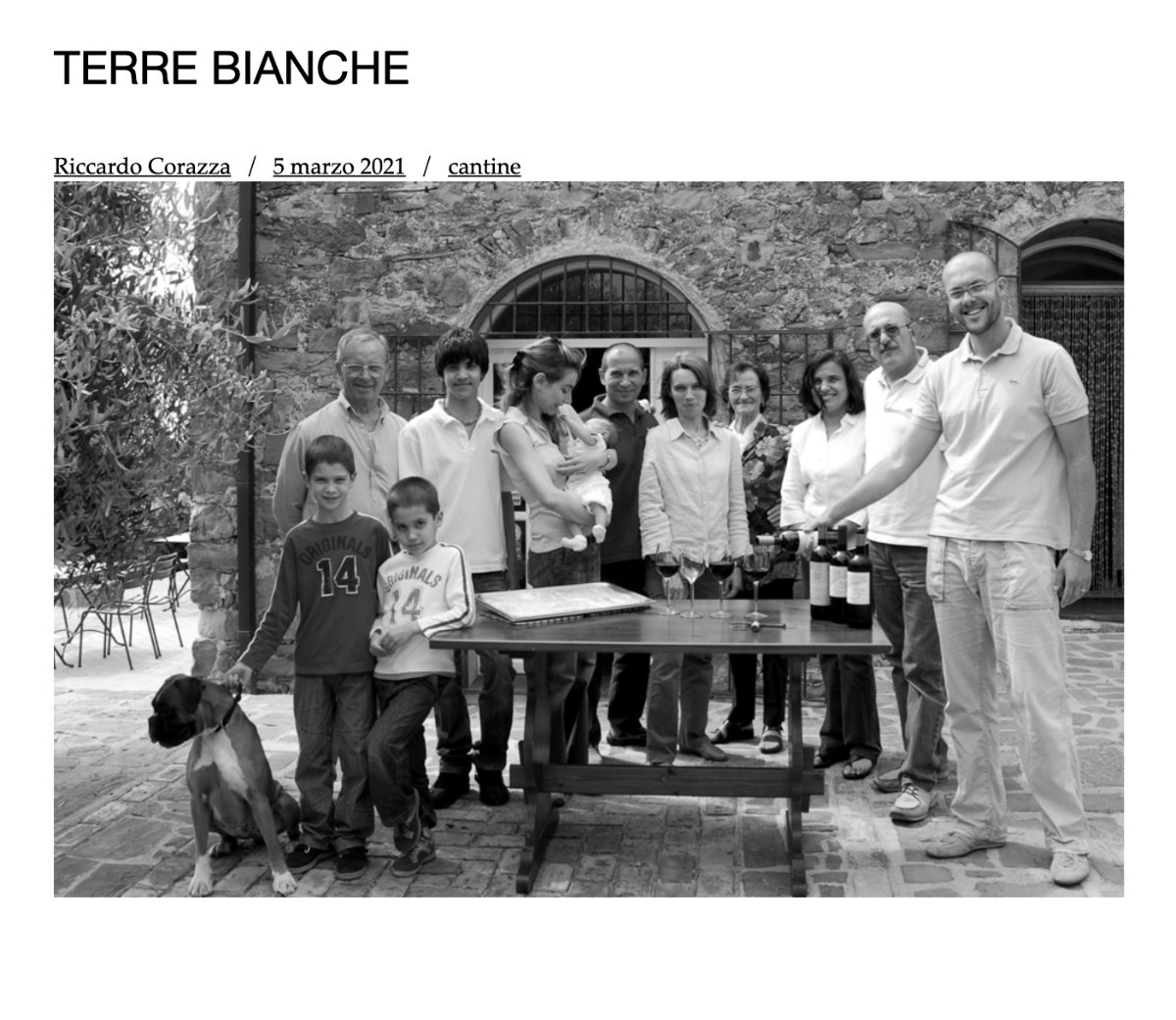 Articolo di Rickygoodstories (5 marzo 2021) su Terre Bianche e il Rossese di Dolceacqua