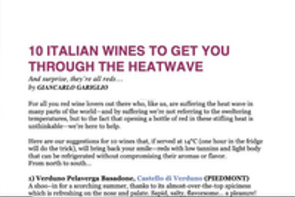 Ritaglio stampa: Slow Wine, 2015 - Terre Bianche, Dolceacqua