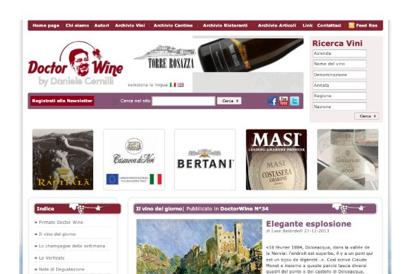 Ritaglio stampa: DoctorWine, 2013 - Terre Bianche, Dolceacqua