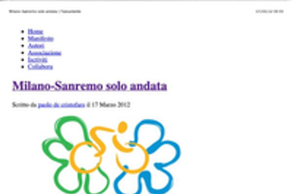Ritaglio stampa: Tipicamente, 2012 - Terre Bianche, Dolceacqua