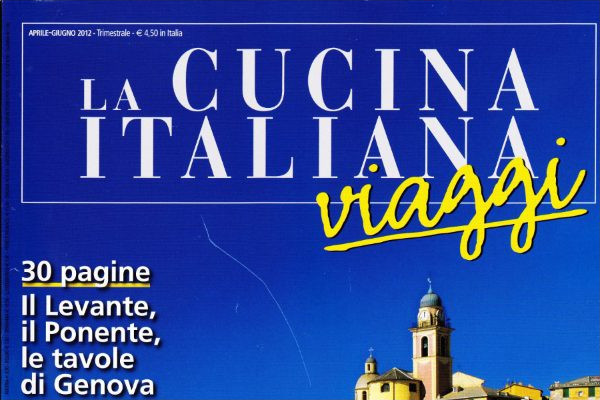 Ritaglio stampa: La Cucina Italiana, 2012 - Terre Bianche, Dolceacqua