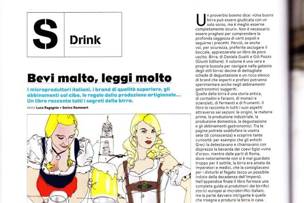 Ritaglio stampa: GQ, 2010 - Terre Bianche, Dolceacqua