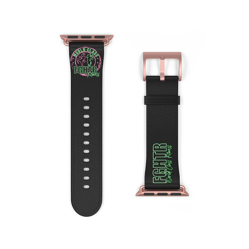 Thumbnail: FGHTR Black Apple Watch Band