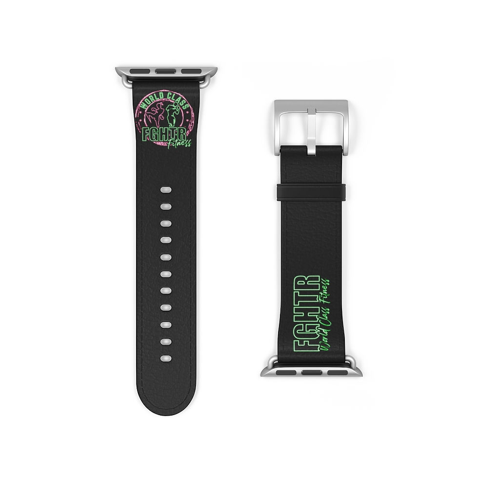 Thumbnail: FGHTR Black Apple Watch Band