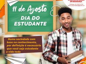 Hoje é o dia do estudante.