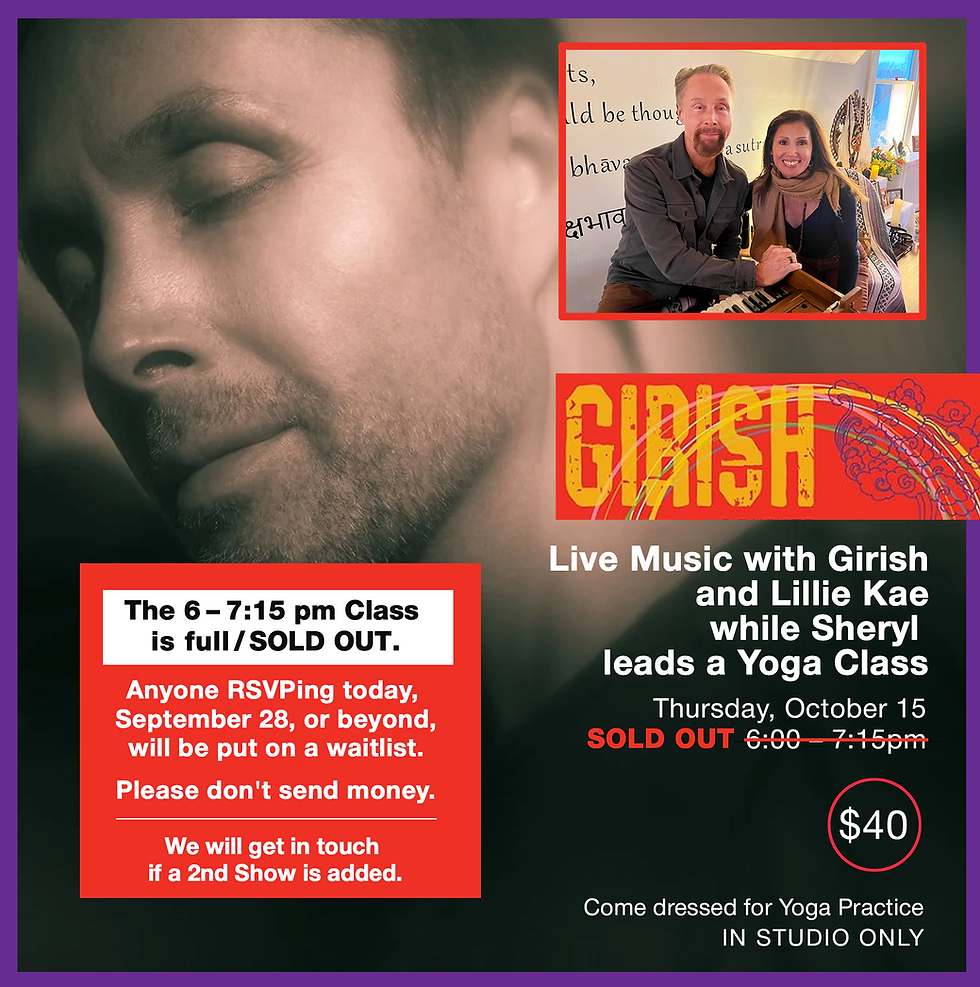 Girish Is Sold Out – RSVP for Wait List