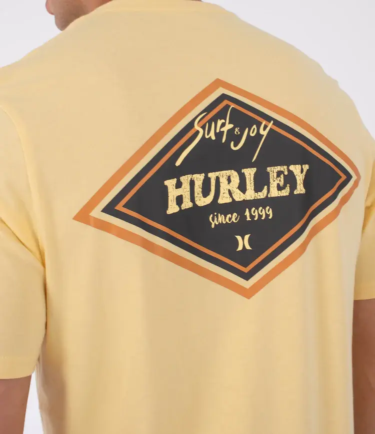 Hurley T-Shirt short sleeve men Printing press samp