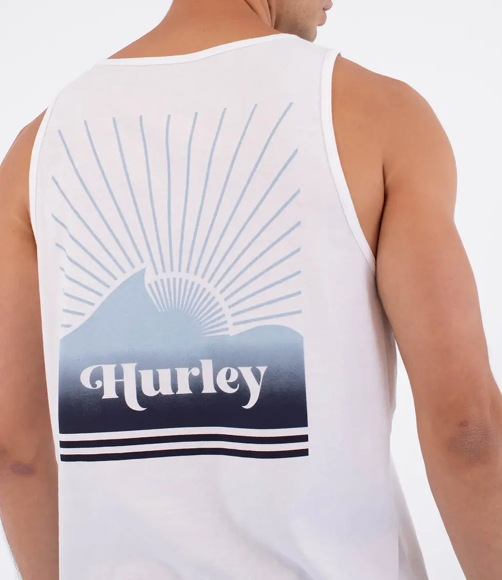 Hurley Tank top men Printing press surfwar