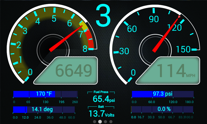 Thumbnail: HOLLEY EFI 7" DIGITAL DASH