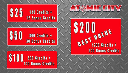 ATOMIC CITY - Credit Package