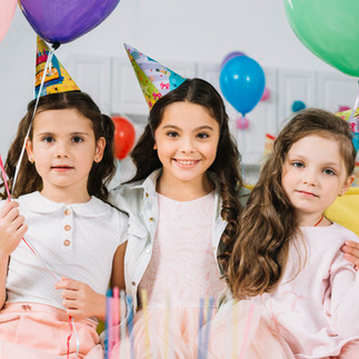 girls at a birthday party