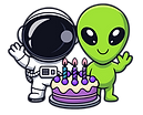 Galaxy themed birthday party decorations for kids party venue Watertown CT