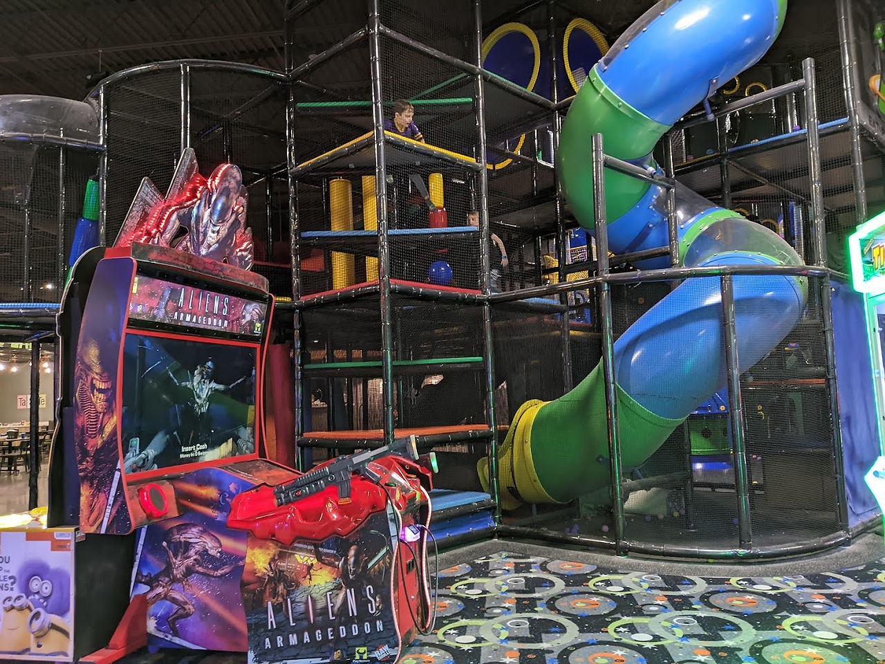 indoor play area at the fun lab