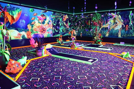 SK8 City Mini Golf Course | Indoor Mini Glow Golf, Jacksonville, FL