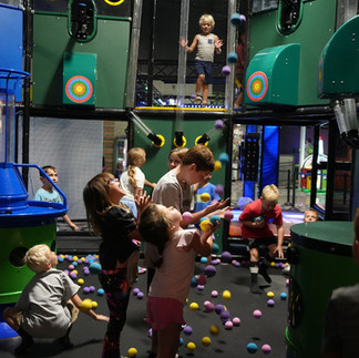 kids enjoying ballocity at the fun lab
