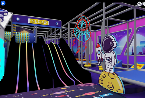 School group enjoying indoor activities at Galaxy Zone Watertown CT