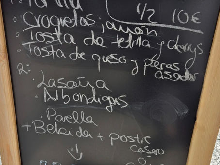 Menú del día 8 de mayo
