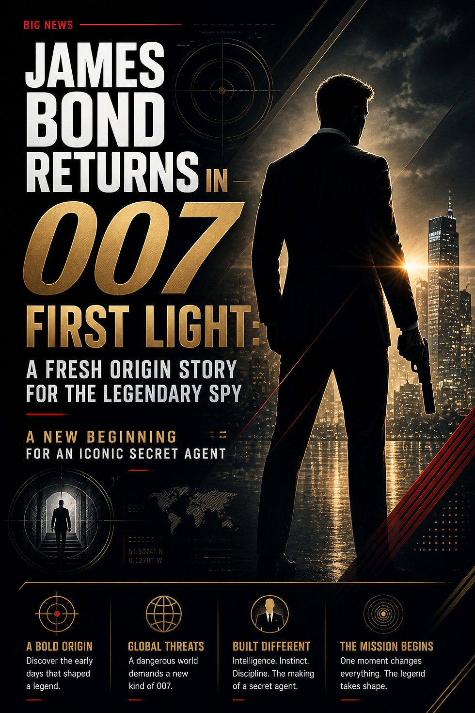 James Bond Returns in 007 First Light A Fresh Origin Story for the Legendary Spy