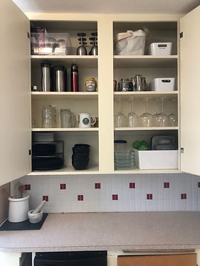 Organized Kitchen Cabinets