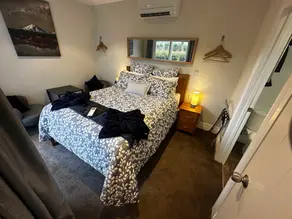 Two Rivers Ohakune - Luxury Accommodation - Ruapehu - Tongariro - Managateitei Suite - Bedroom