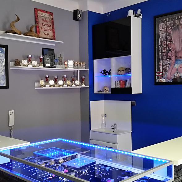 Čekárna v Tattoo Ozzy - příjemné prostředí pro klienty