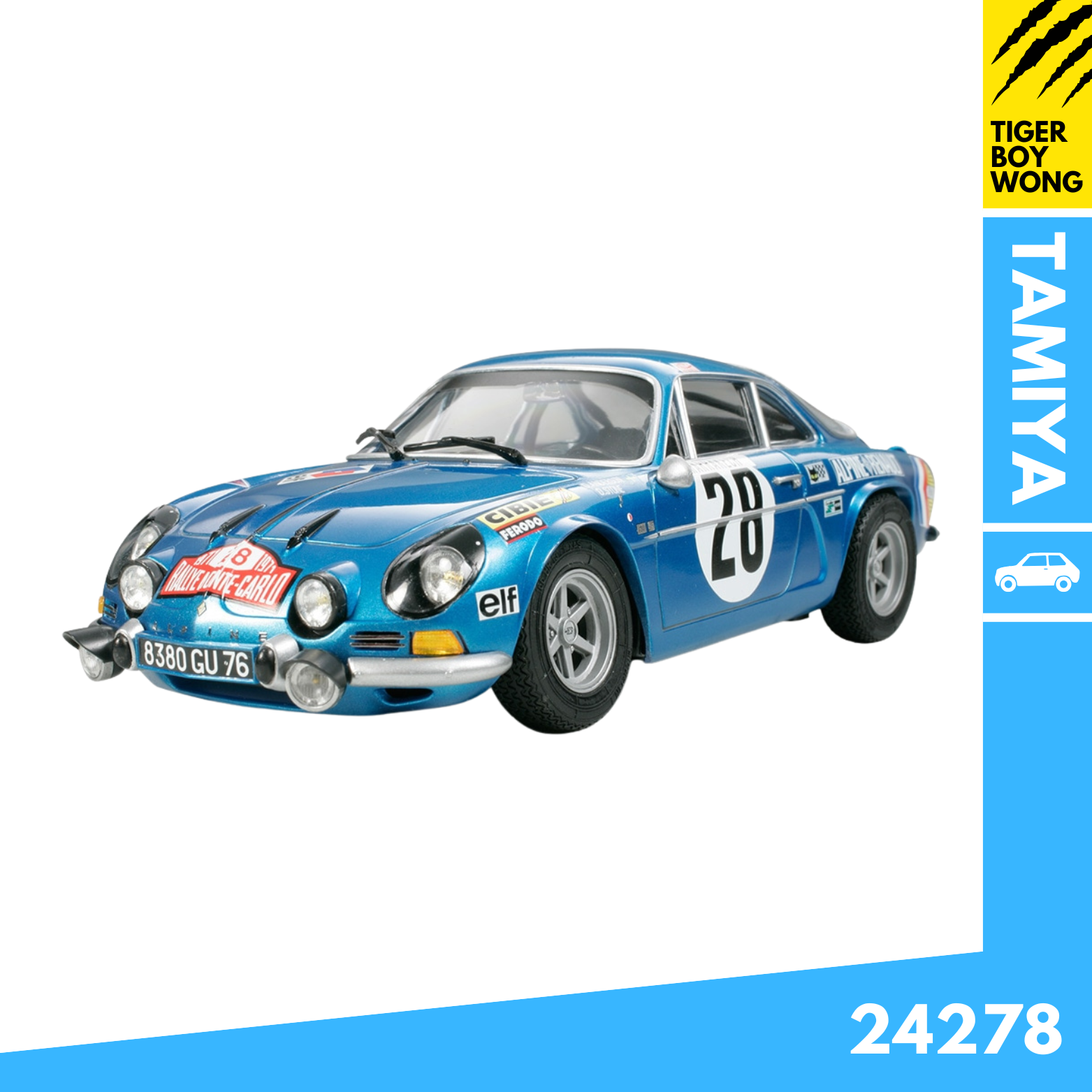 Tamiya 24278 1/24 Alpine Renault A110 Monte Carlo '71