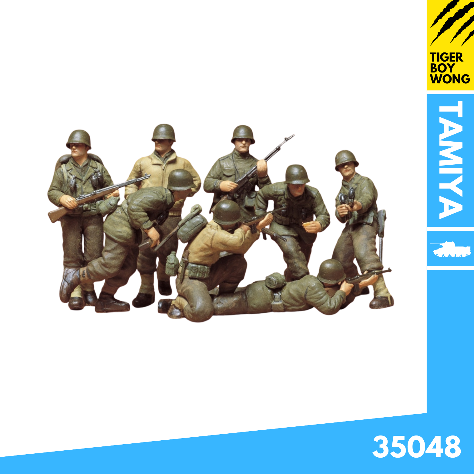 Tamiya 35048 1/35 U.S. Infantry (West European Theater)