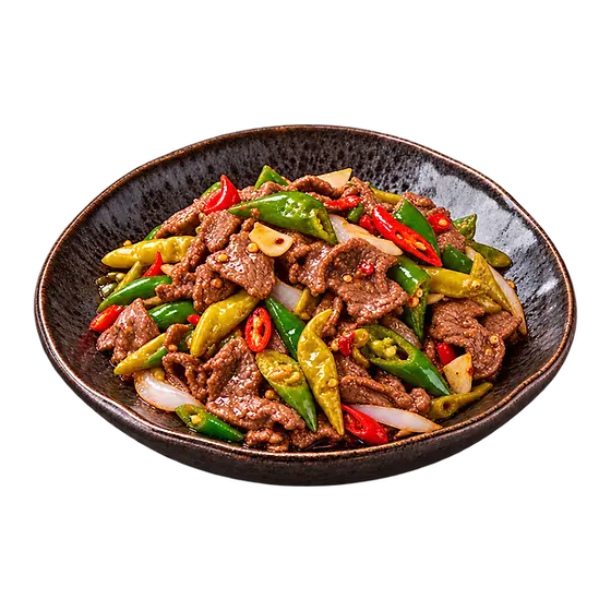Rindfleisch mit wilden Chilischoten – 牛肉炒野山椒