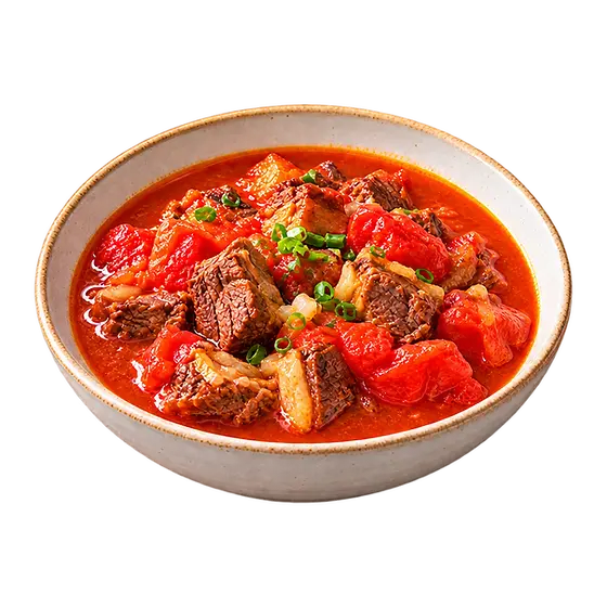 Geschmorte Rinderbrust mit Tomaten – 番茄炖牛腩