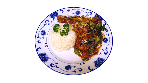 Poulet gebraten scharf