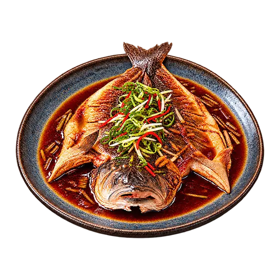 Geschmorter Wolfsbarsch nach chinesischer Art – 红烧鲈鱼