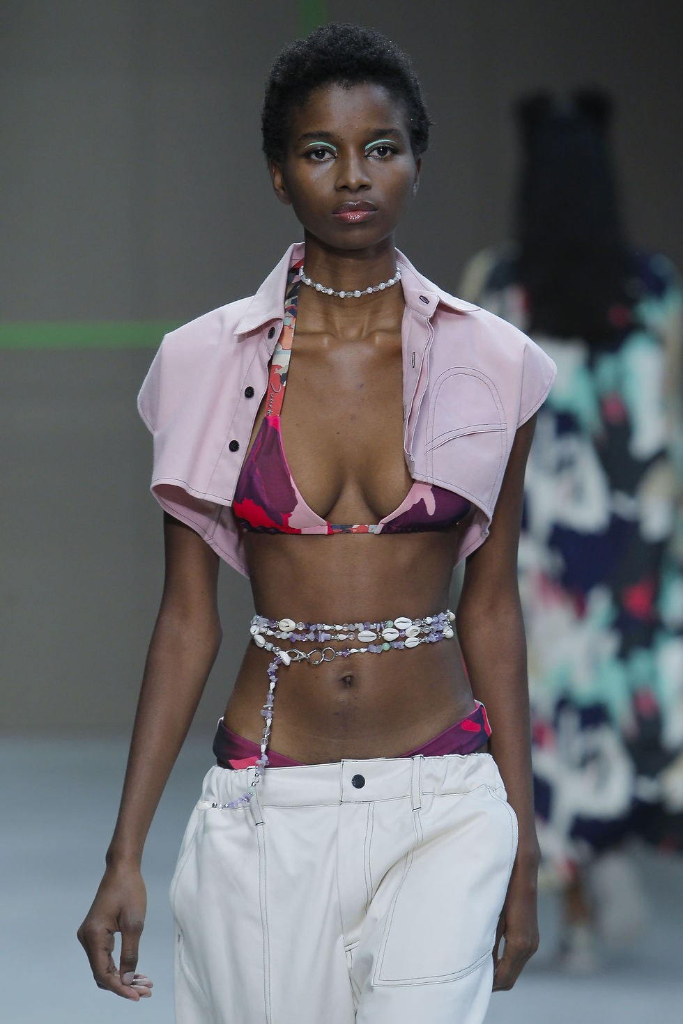Thumbnail: Pink Cropped Shirt