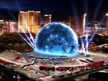 1,2 MILJOEN LED-LAMPJES BRENGEN 'SPHERE' IN LAS VEGAS