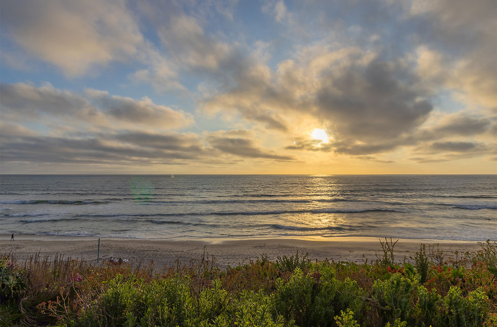 Beach sunset