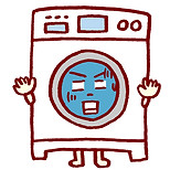 ドラム式洗濯機　排水不良