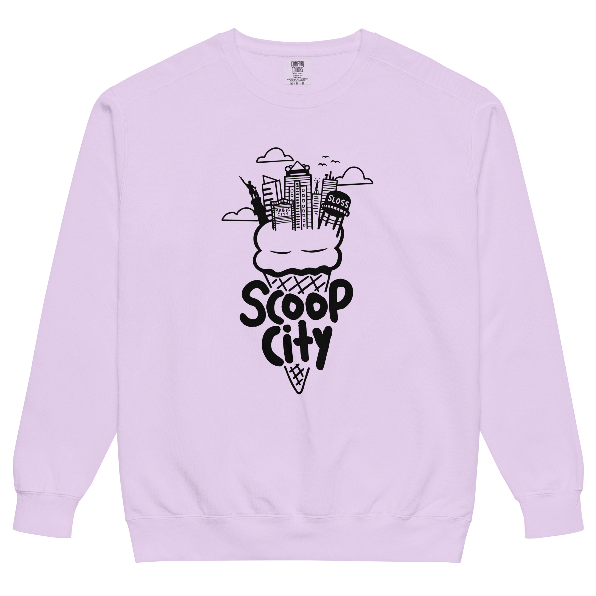 Scoop City Unisex garment-dyed sweatshirt