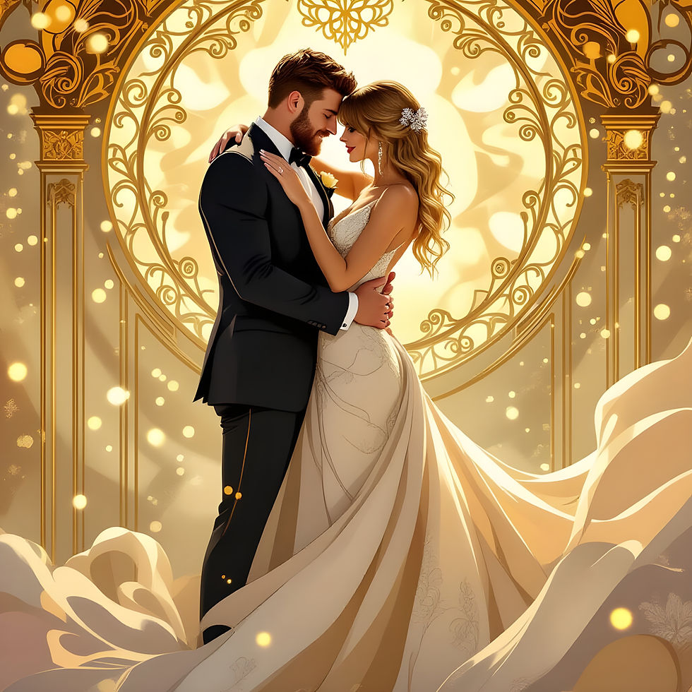 Astrological transits on the day Taylor Swift got engaged to Travis Kelce