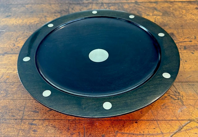 GREEN BLUE DOTS BOWL