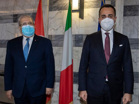 IL MINISTRO DI MAIO A COLLOQUIO CON IL COLLEGA DELLA TUNISIA JERANDI