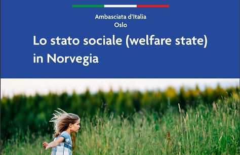 OSLO - L’Ambasciata italiana ad Oslo ha pubblicato oggi un nuovo e-book, dedicato allo stato sociale in Norvegia. Curato da Eleonora Trevisan, il volumetto presenta una attenta disamina della storia, delle caratteristiche, dei servizi e delle prestazioni offerte dal NAV e dal sistema di welfare norvegese.