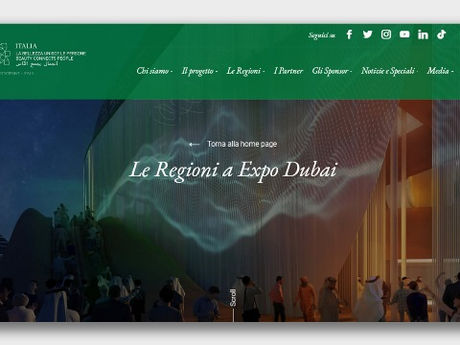 Expo Dubai: le regioni italiane in viaggio verso il Padiglione Italia
