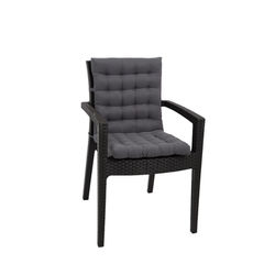 Kuscini Orchidea Gold Yüksek Arkalıklı Sandalye Minderi