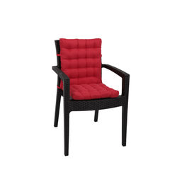 Kuscini Orchidea Gold Yüksek Arkalıklı Sandalye Minderi