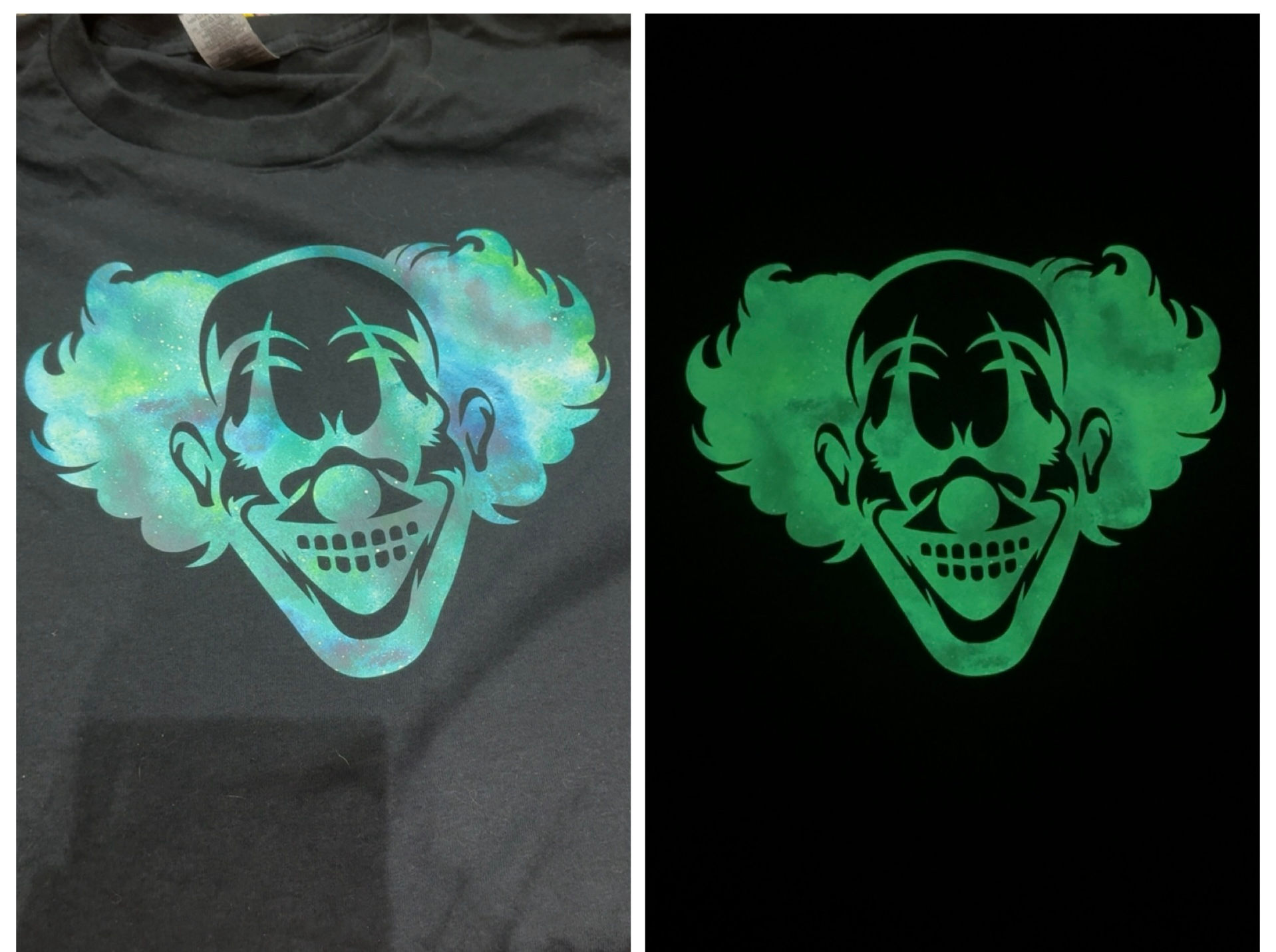 Adult Clown Glow Shirt