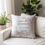 Thumbnail: Personalised Wedding Anniversary Cushion Pink Floral